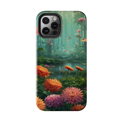 Enchanted Forest Dragonflies & Blossoms – iPhone Series Case