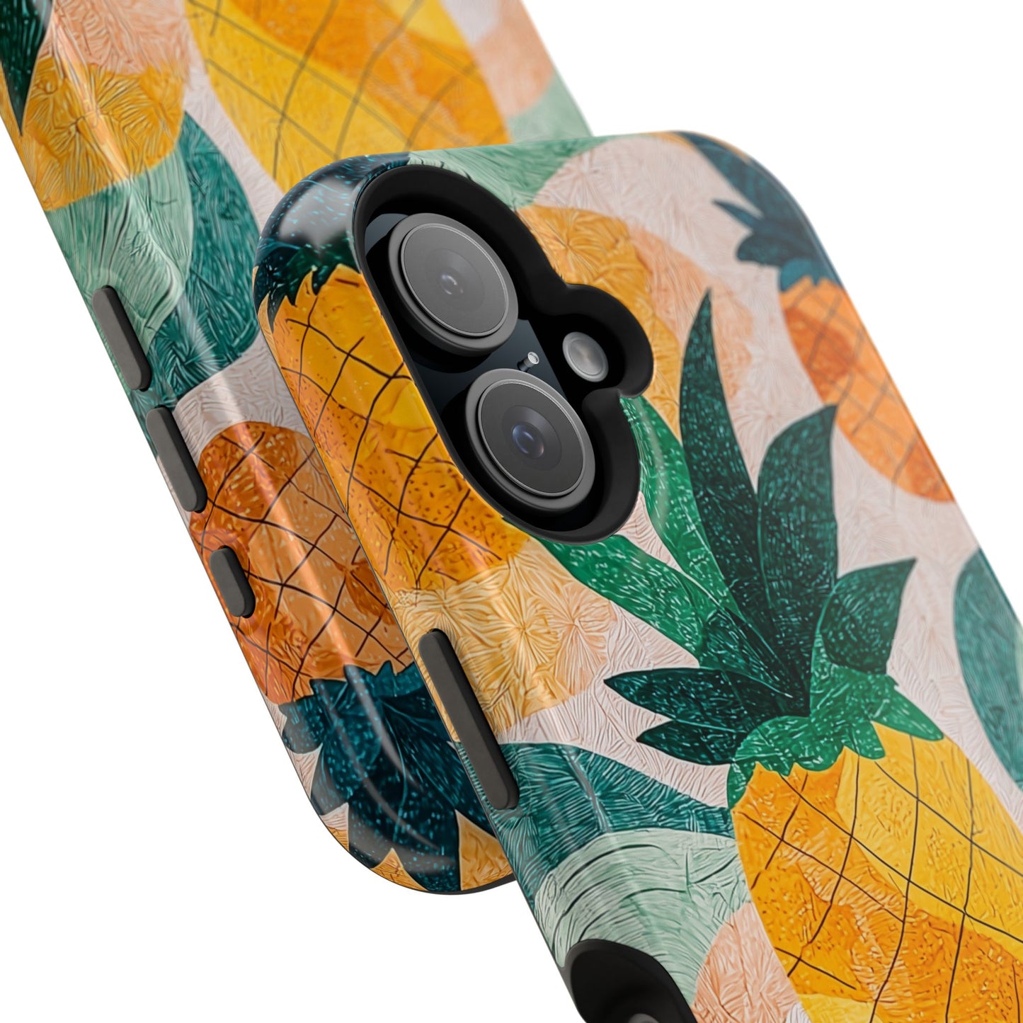 Tropical Pineapple MagSafe iPhone Case – Vibrant Fruit Design, Tough Dual-Layer Protection