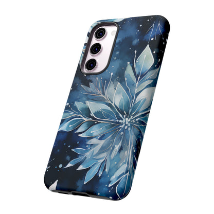 Winter’s Embrace – Blue Snowflake Samsung Galaxy Case