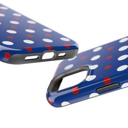 Patriotic Polka Dots – MagSafe iPhone Case