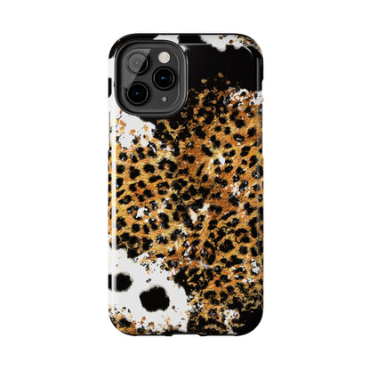 Bold Leopard Ink Splash - iPhone Series Case