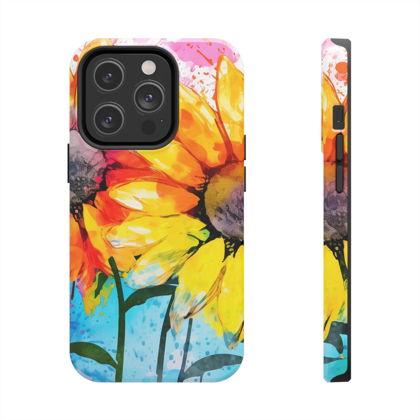 Bold Watercolor Sunflowers - iPhone Series Case