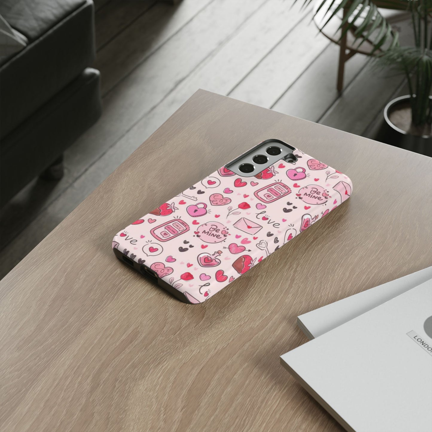 Samsung Galaxy Case: Playful Valentine's Day Icons Case