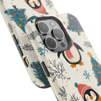 Snowy Christmas Cheer MagSafe iPhone Case