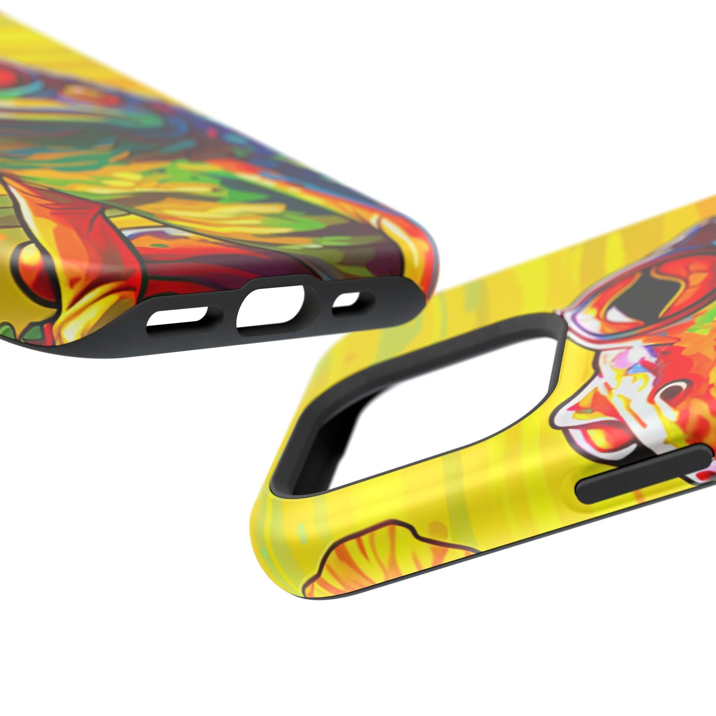 Vibrant Rainbow Frog Design – MagSafe iPhone Case