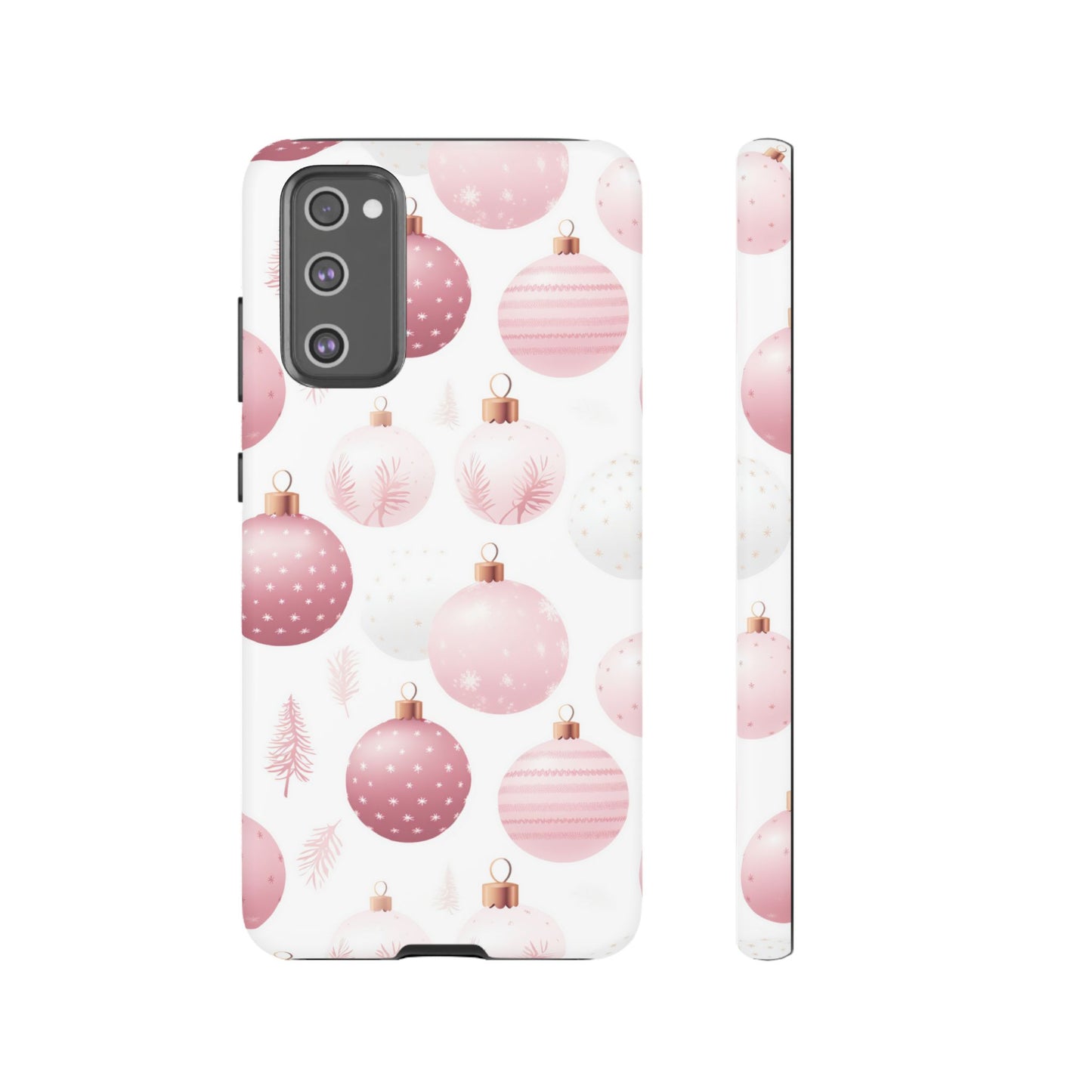 Samsung Galaxy Case: Merry in Pink – Christmas Balls