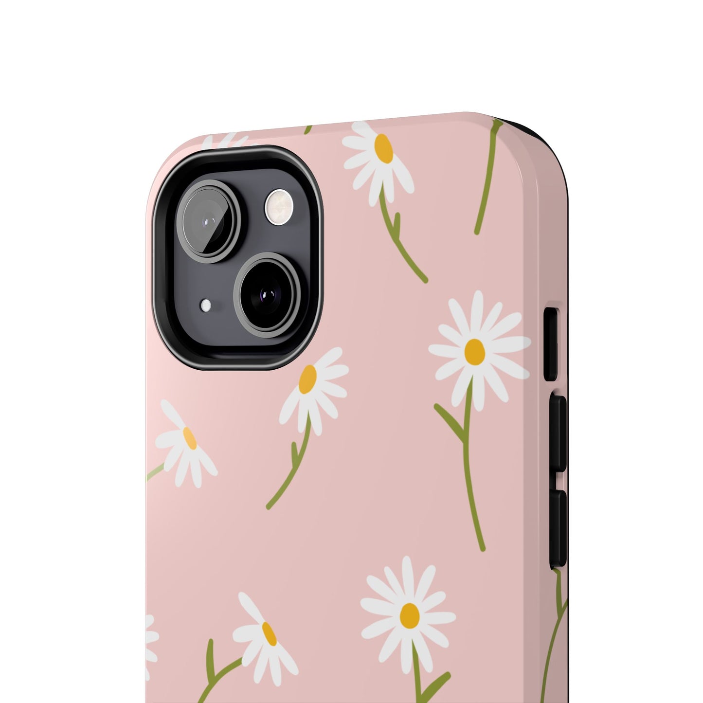 Daisy Delight Tough iPhone Case – Cute Floral Design with Dual-Layer Protection