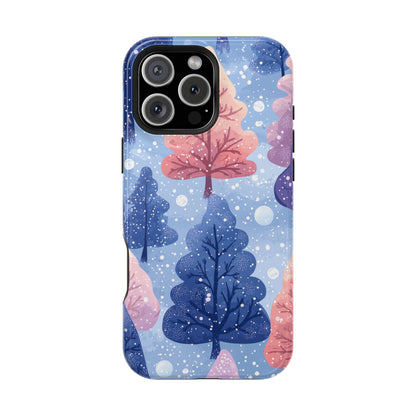 Pink & Purple Winter Wonderland - MagSafe iPhone Series Case