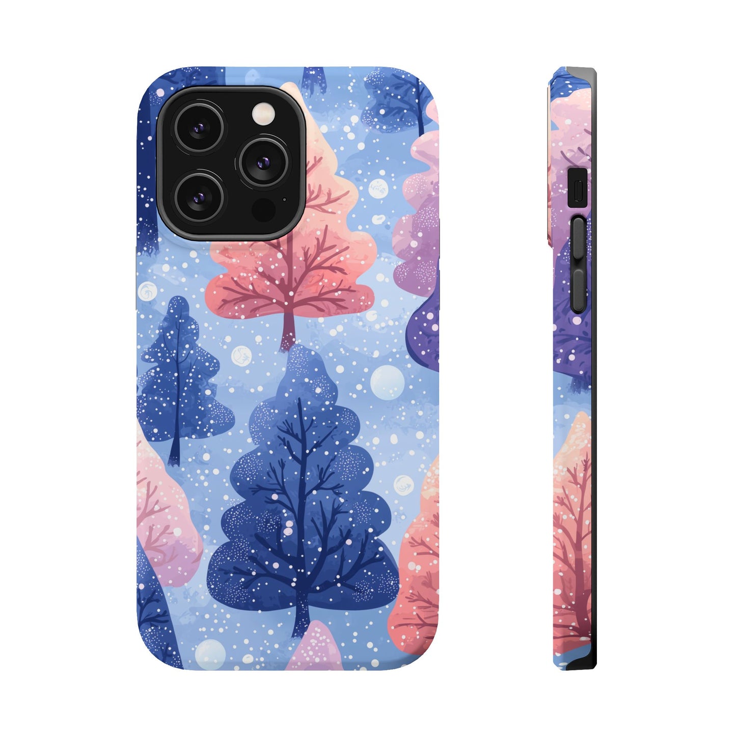 Pink & Purple Winter Wonderland - MagSafe iPhone Series Case