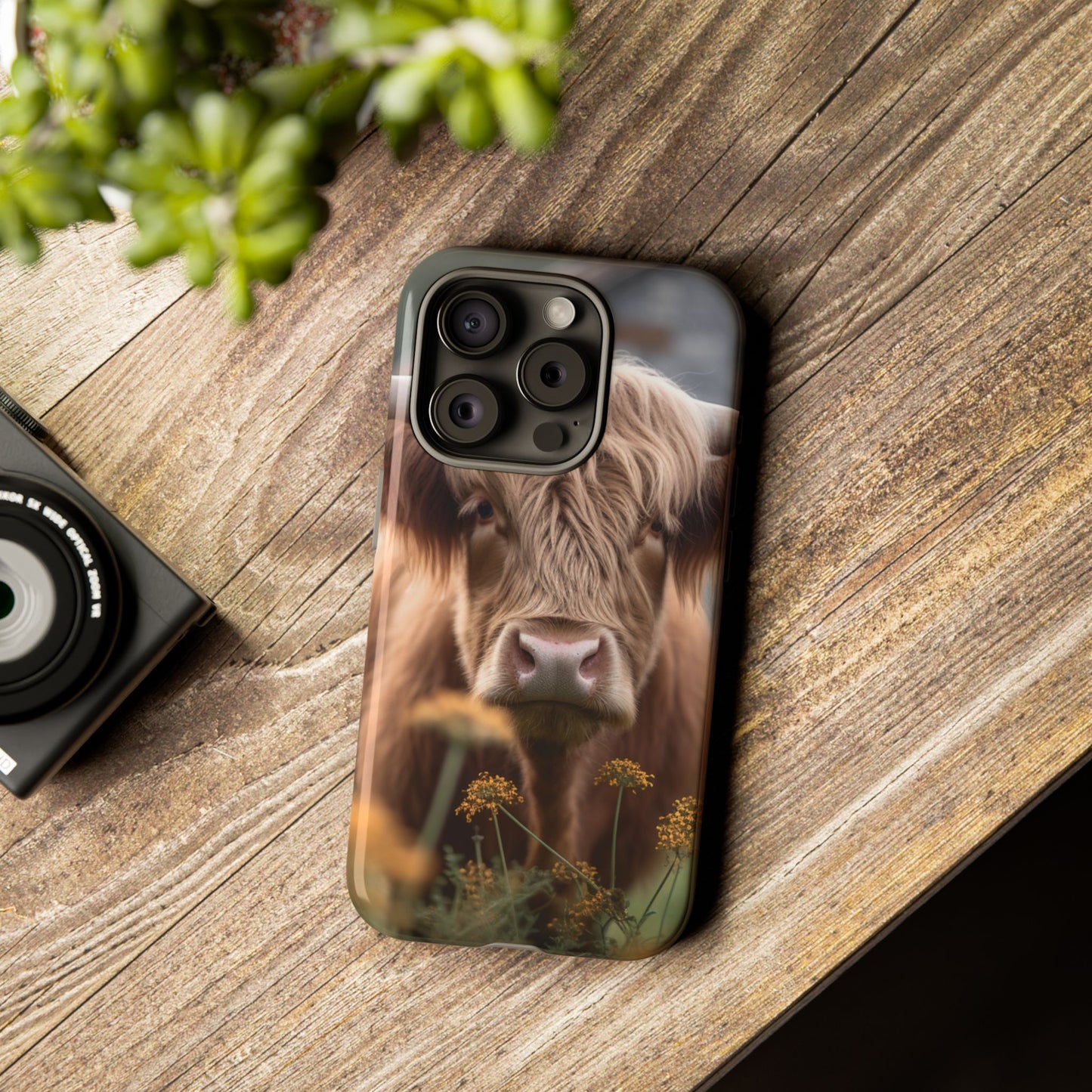 Highland Cow Phone Case | Custom Farmhouse | 10-foot Drop Protection