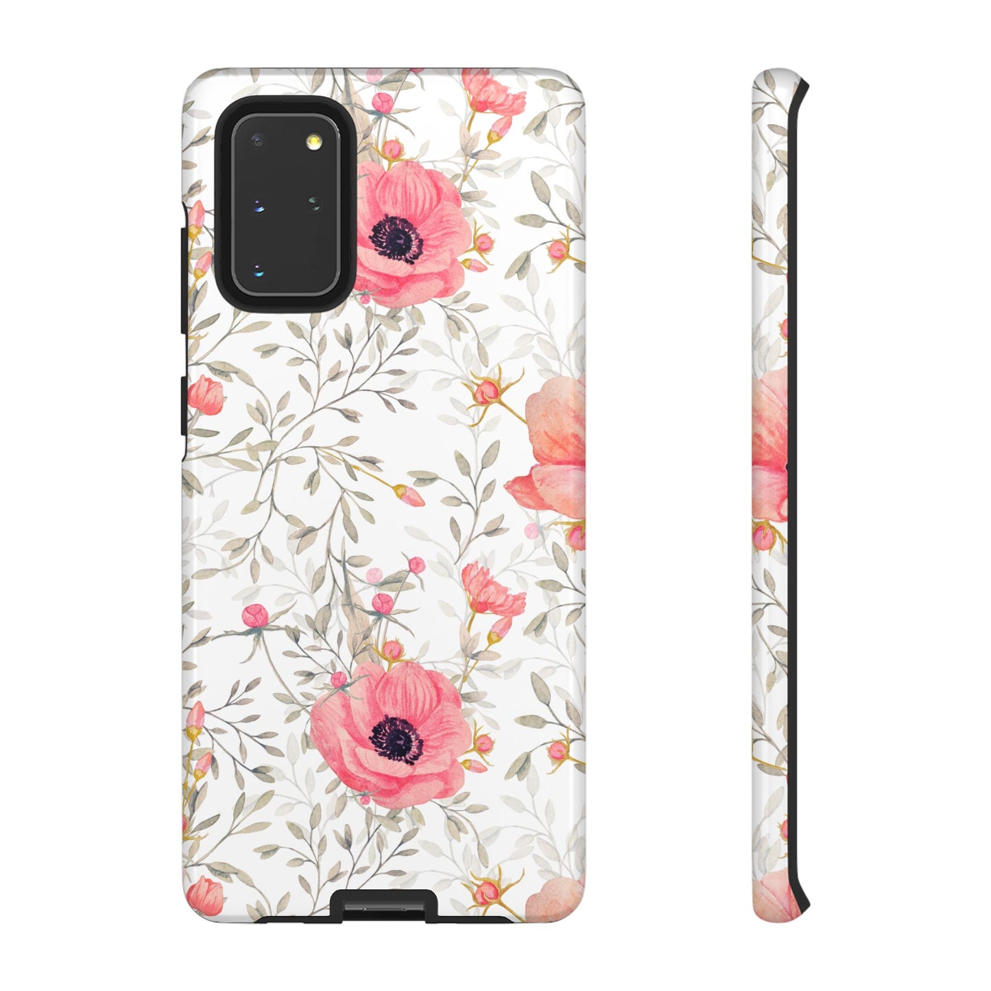 Pink Floral Watercolor Samsung Galaxy Case – Elegant Blossom Design