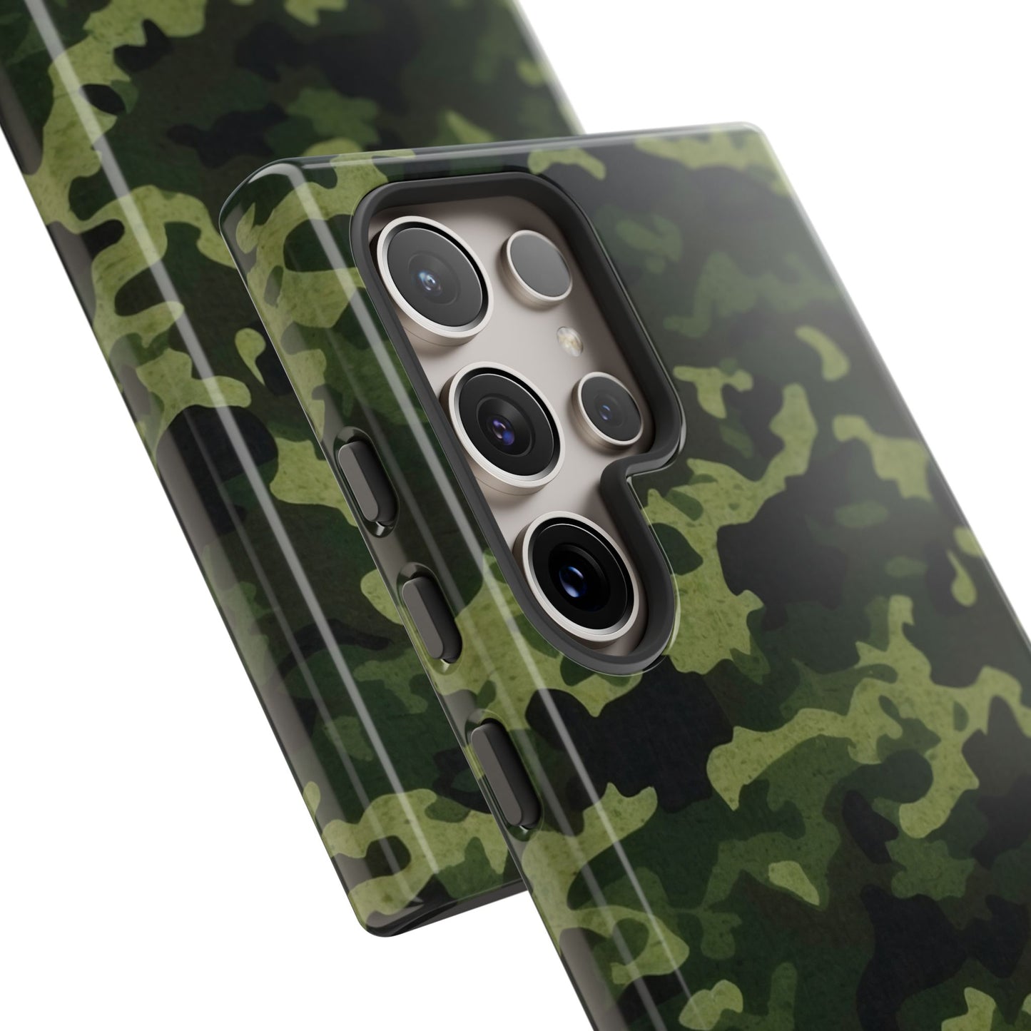 Dark Green Camouflage – Samsung Galaxy Case, Durable and Stylish