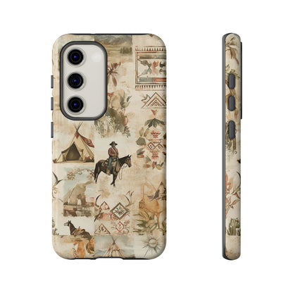 Western Collage Case | Vintage Country Aesthetic