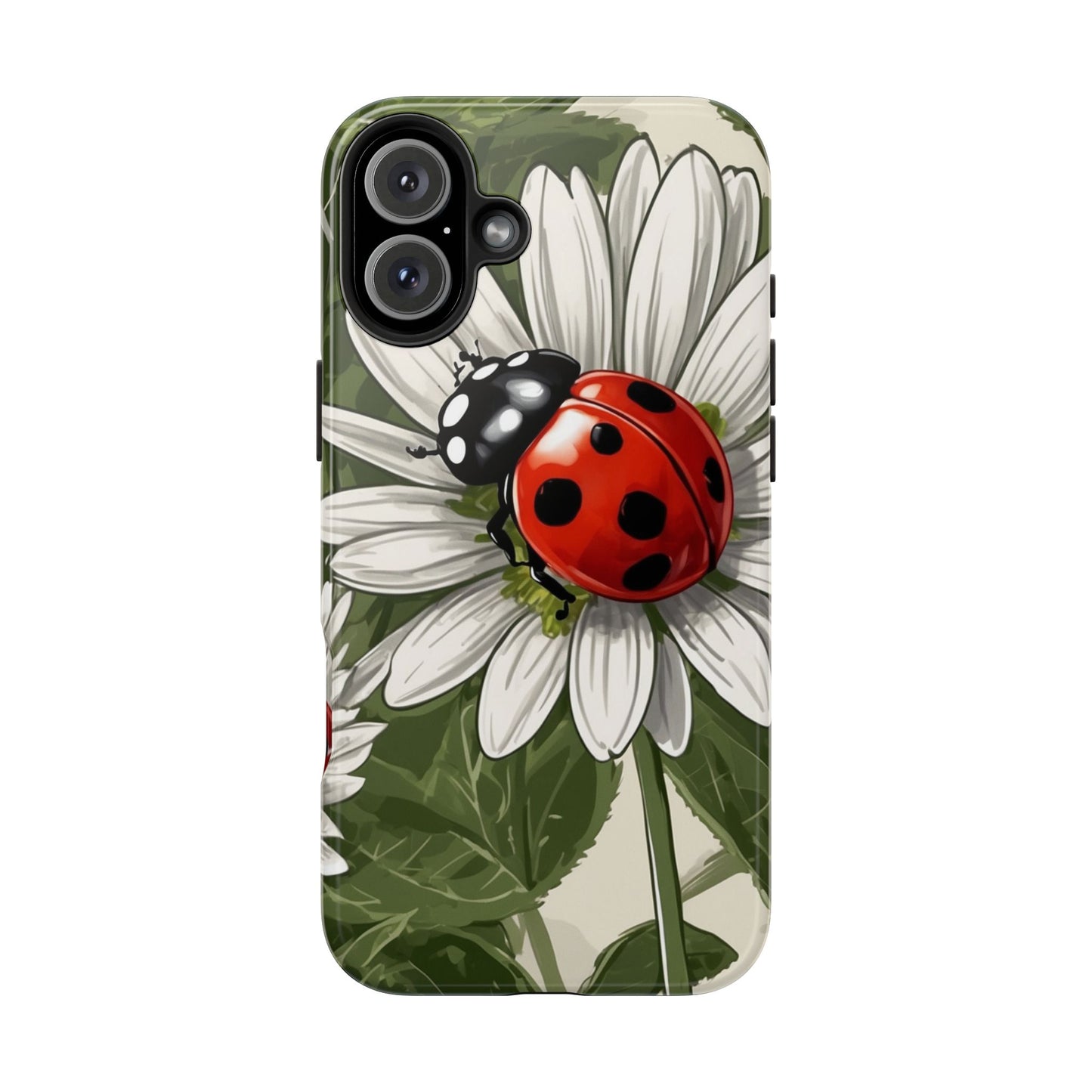 Ladybug & Daisy Garden Charm - iPhone Series Case