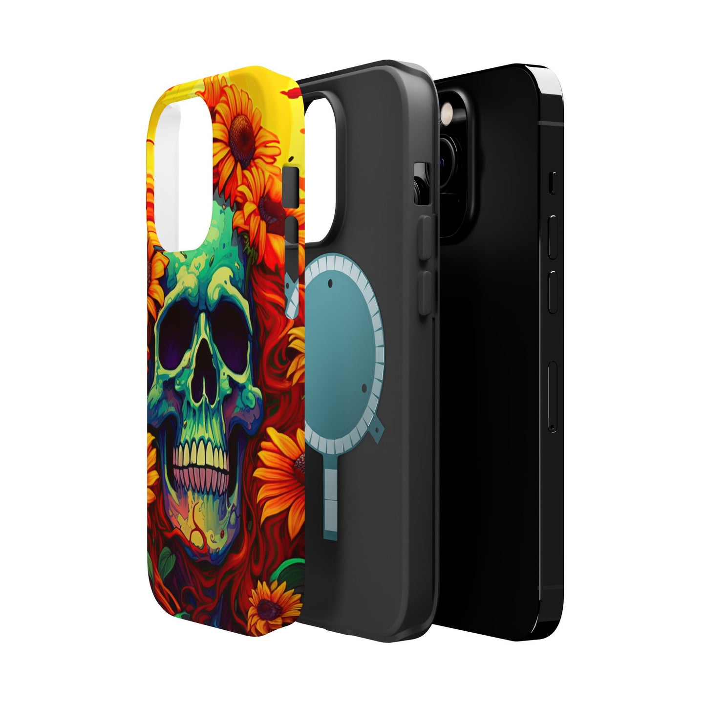 Sun Kissed Skull MagSafe iPhone Case