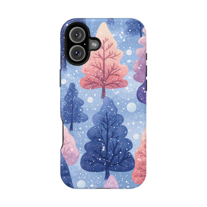 Pink & Purple Winter Wonderland - MagSafe iPhone Series Case