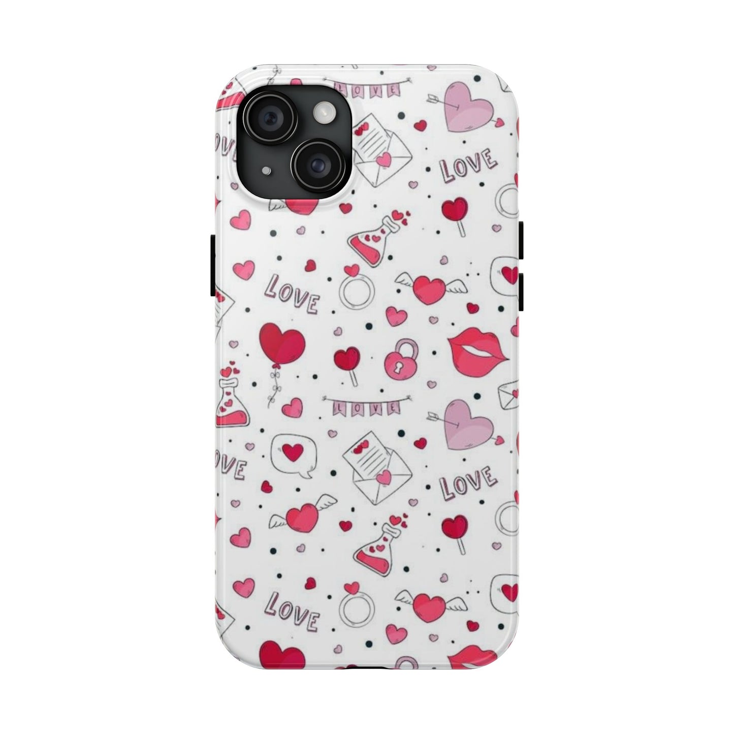 iPhone Case: Romantic Love-Inspired Icons Case