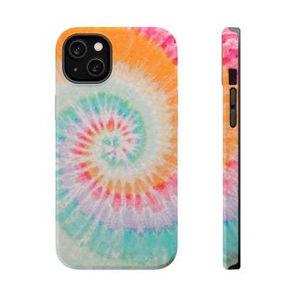 Pastel Tie-Dye MagSafe iPhone Case – Soft Colors & Magnetic Functionality