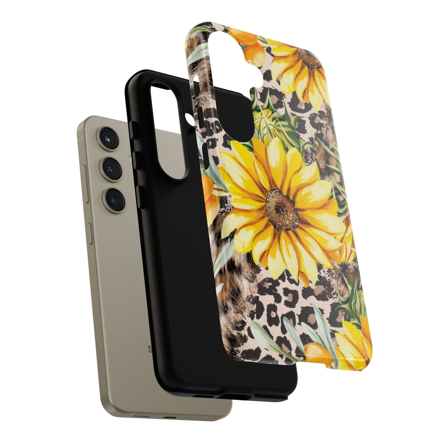 Leopard Sunflower Chic - Samsung Galaxy Series Case