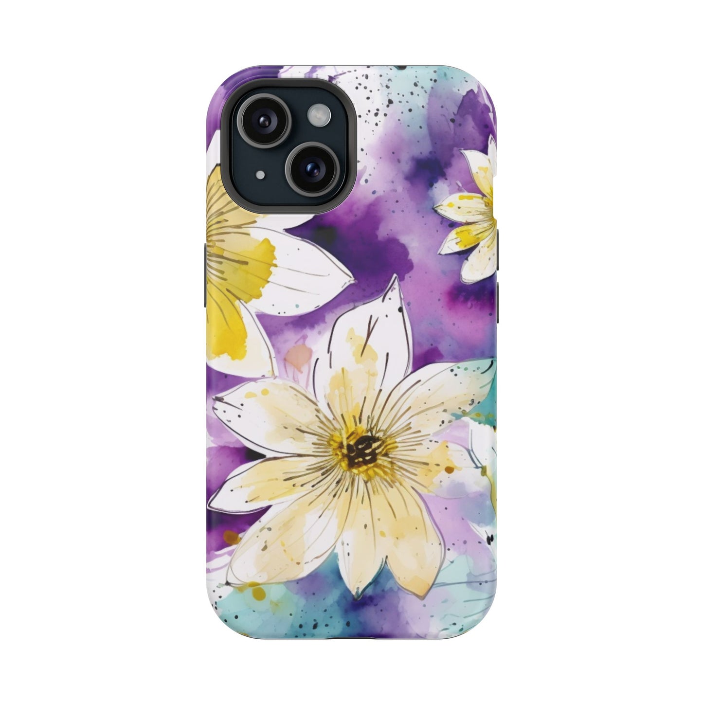 Abstract Floral Watercolor Splash - MagSafe iPhone Series Case