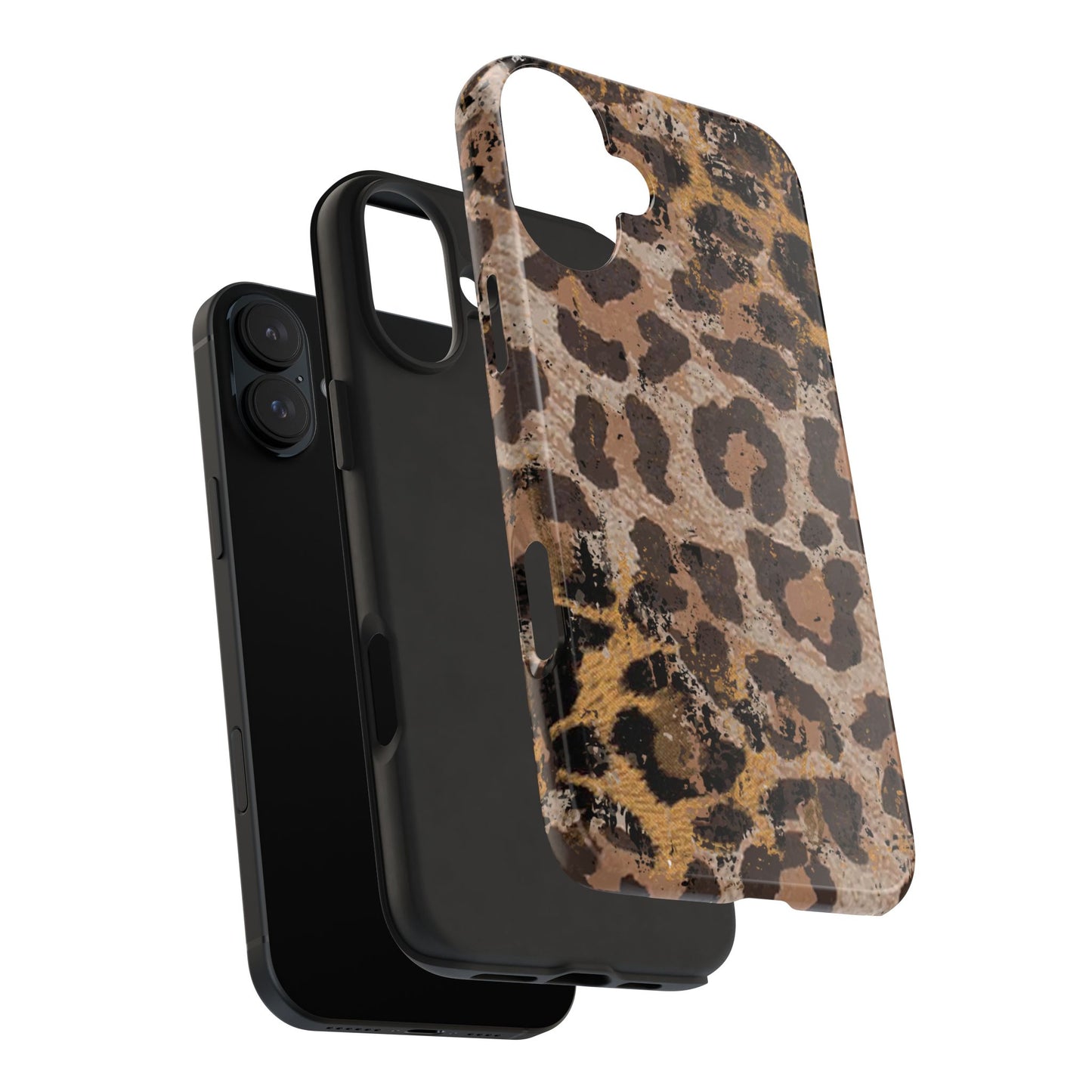 Vintage Distressed Leopard Print - iPhone Series Case