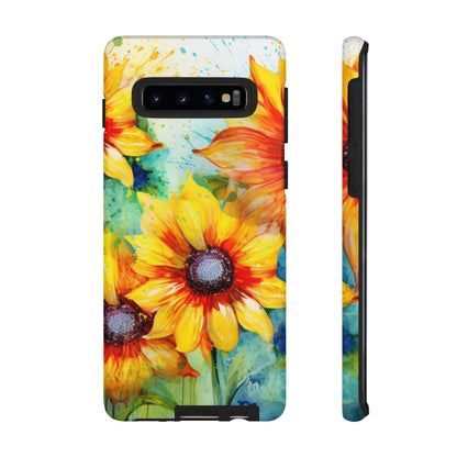 Watercolor Sunflower Splash - Samsung Galaxy Series Case