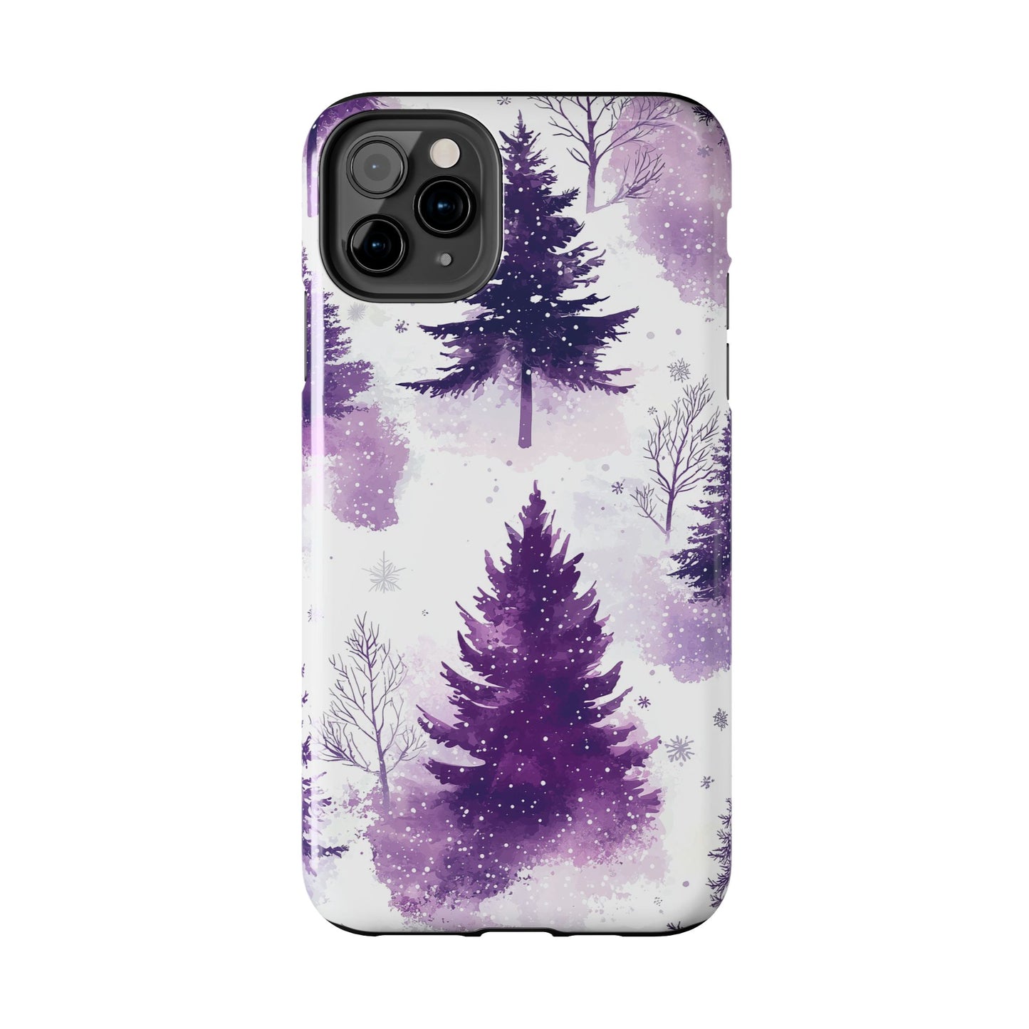 Purple Snowy Forest - iPhone Series Case