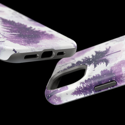 Purple Snowy Forest - MagSafe iPhone Series Case