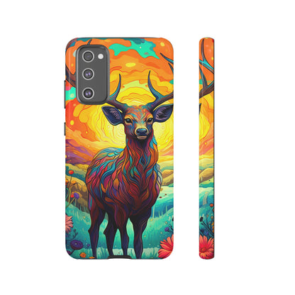 Vibrant Stag in Bloom – Samsung Galaxy Case