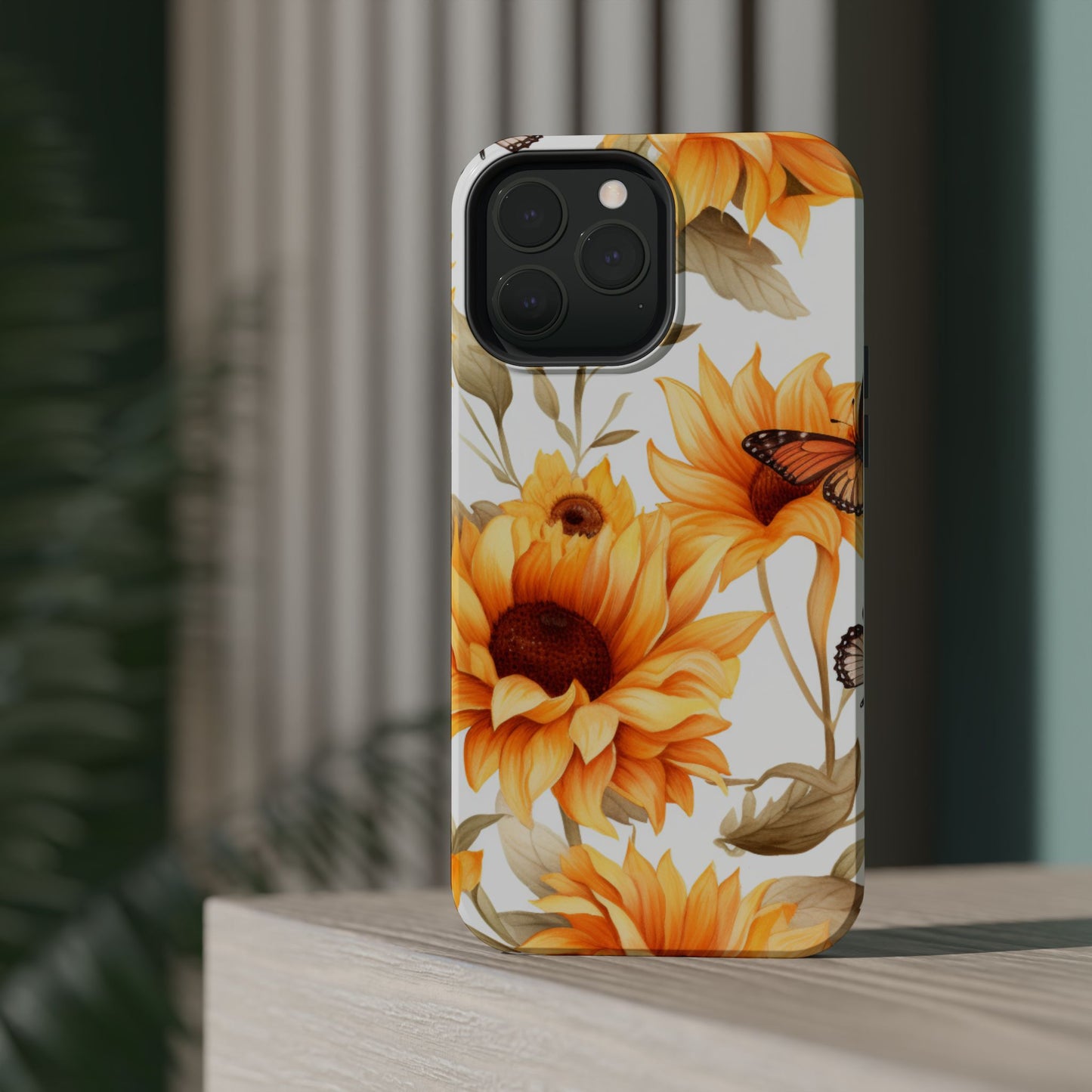 Sunflower & Monarch Garden - MagSafe iPhone Series Case