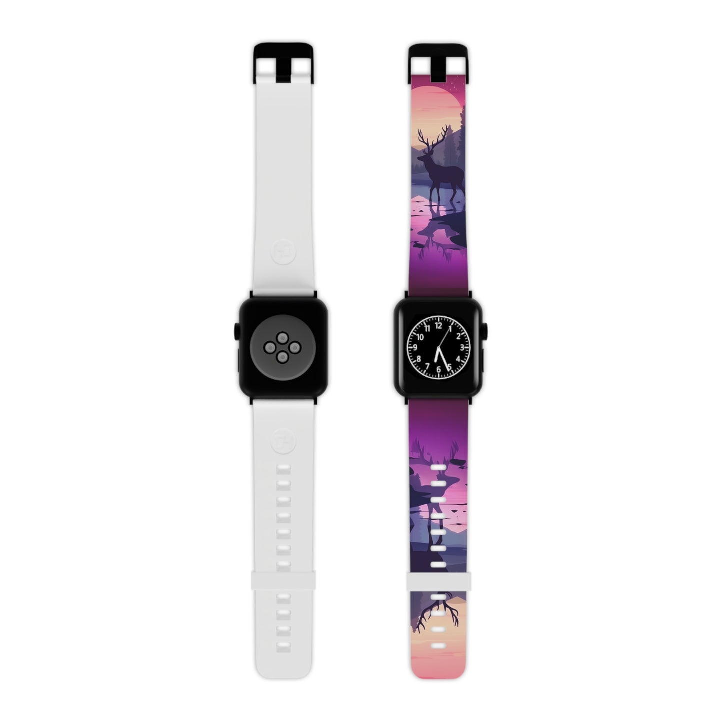 Twilight Elegance Stag Reflection Apple Watch Band