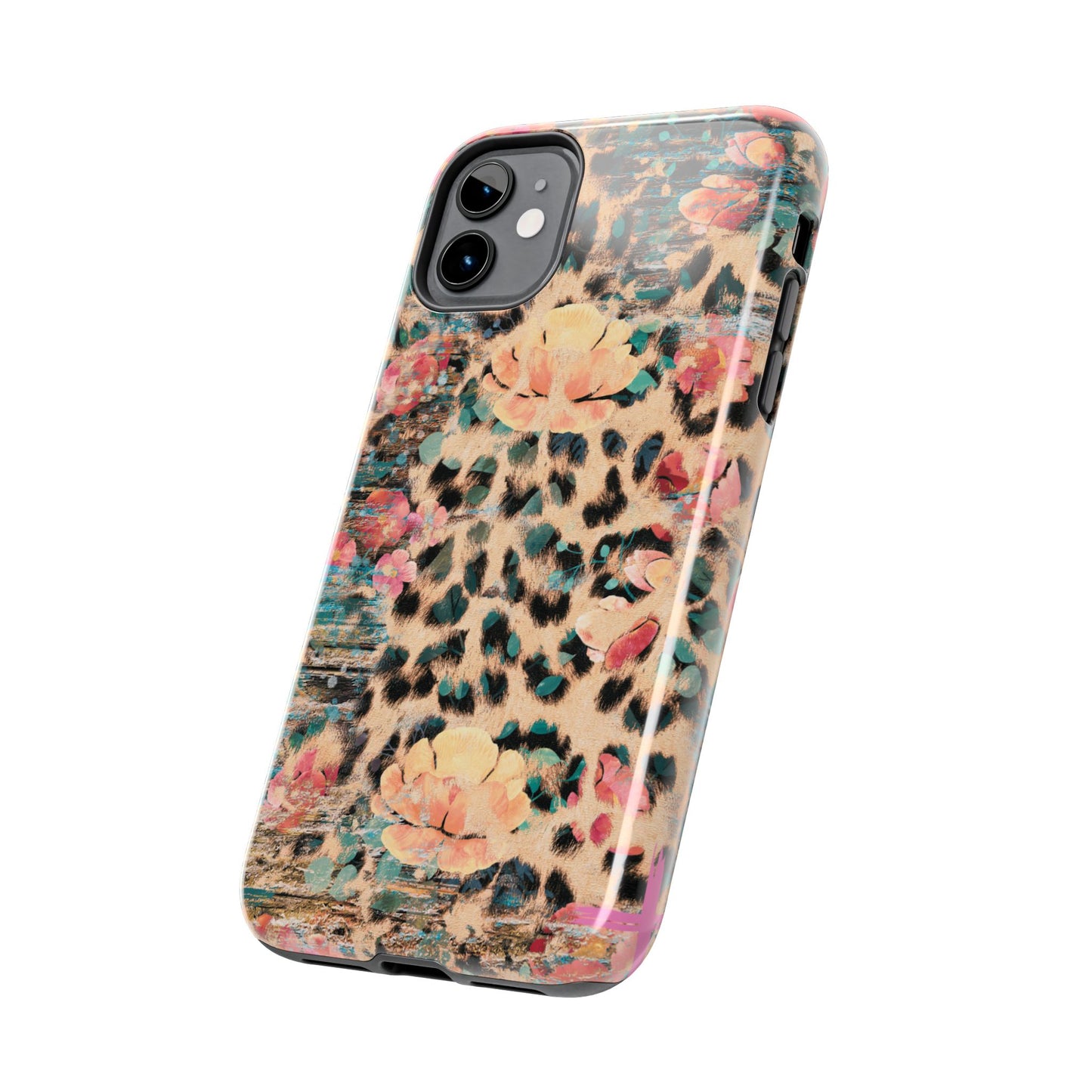 Rustic Floral Leopard - iPhone Series Case