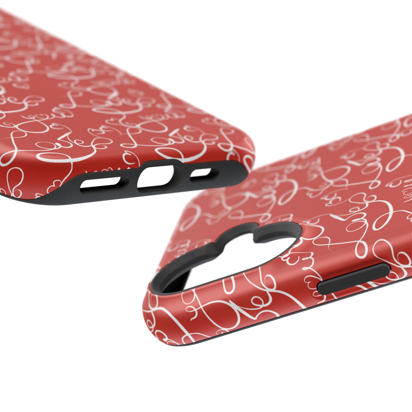 Love Script Red MagSafe Case – Stylish Handwritten Design