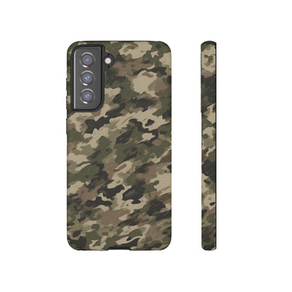 Classic Light Brown Camouflage – Premium Samsung Galaxy Case, Rugged and Stylish