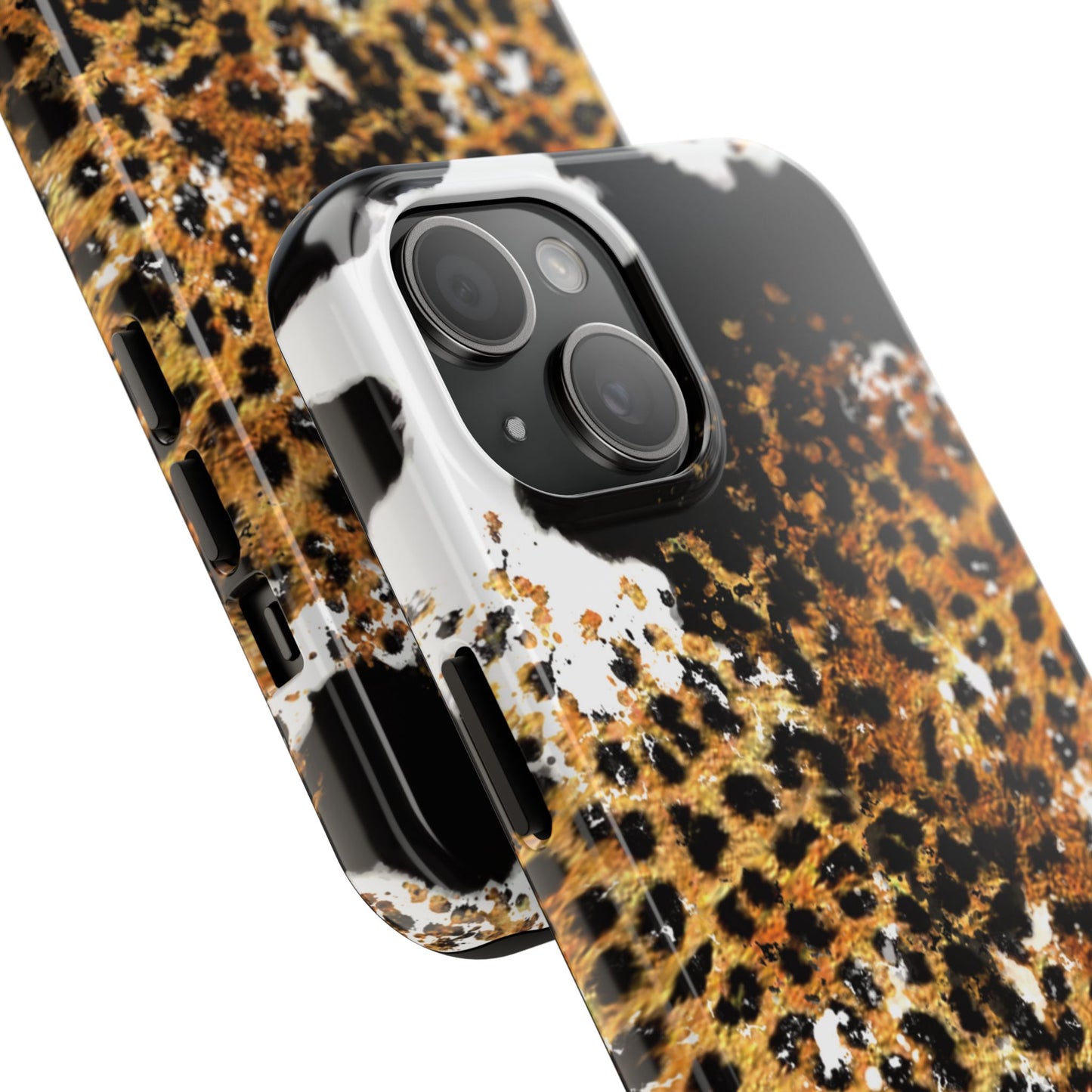 Bold Leopard Ink Splash - iPhone Series Case