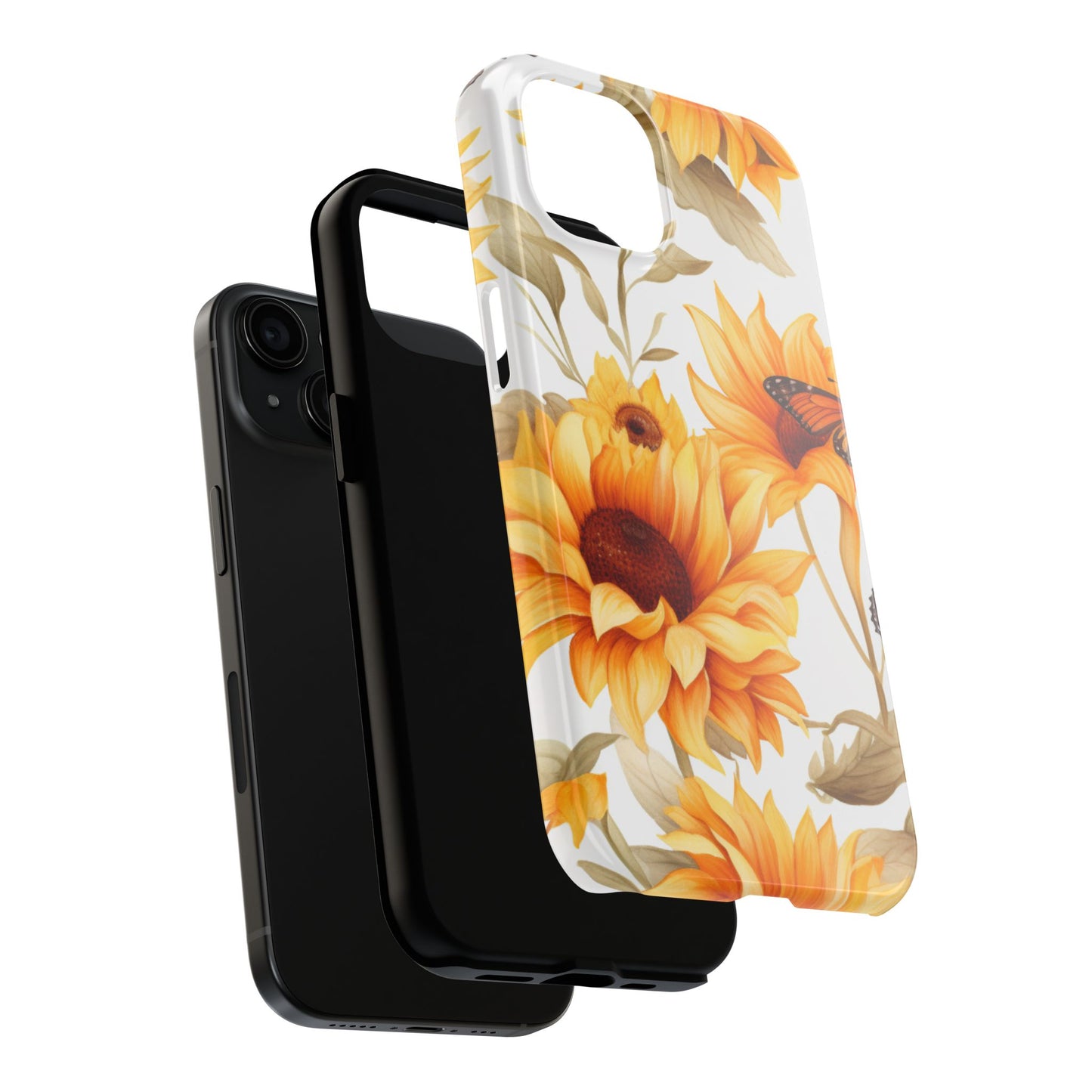 Sunflower & Monarch Garden - iPhone Series Case