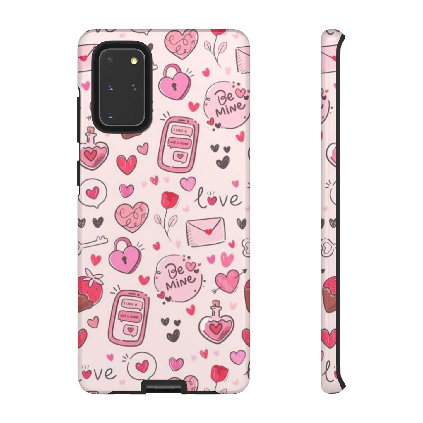 Samsung Galaxy Case: Playful Valentine's Day Icons Case