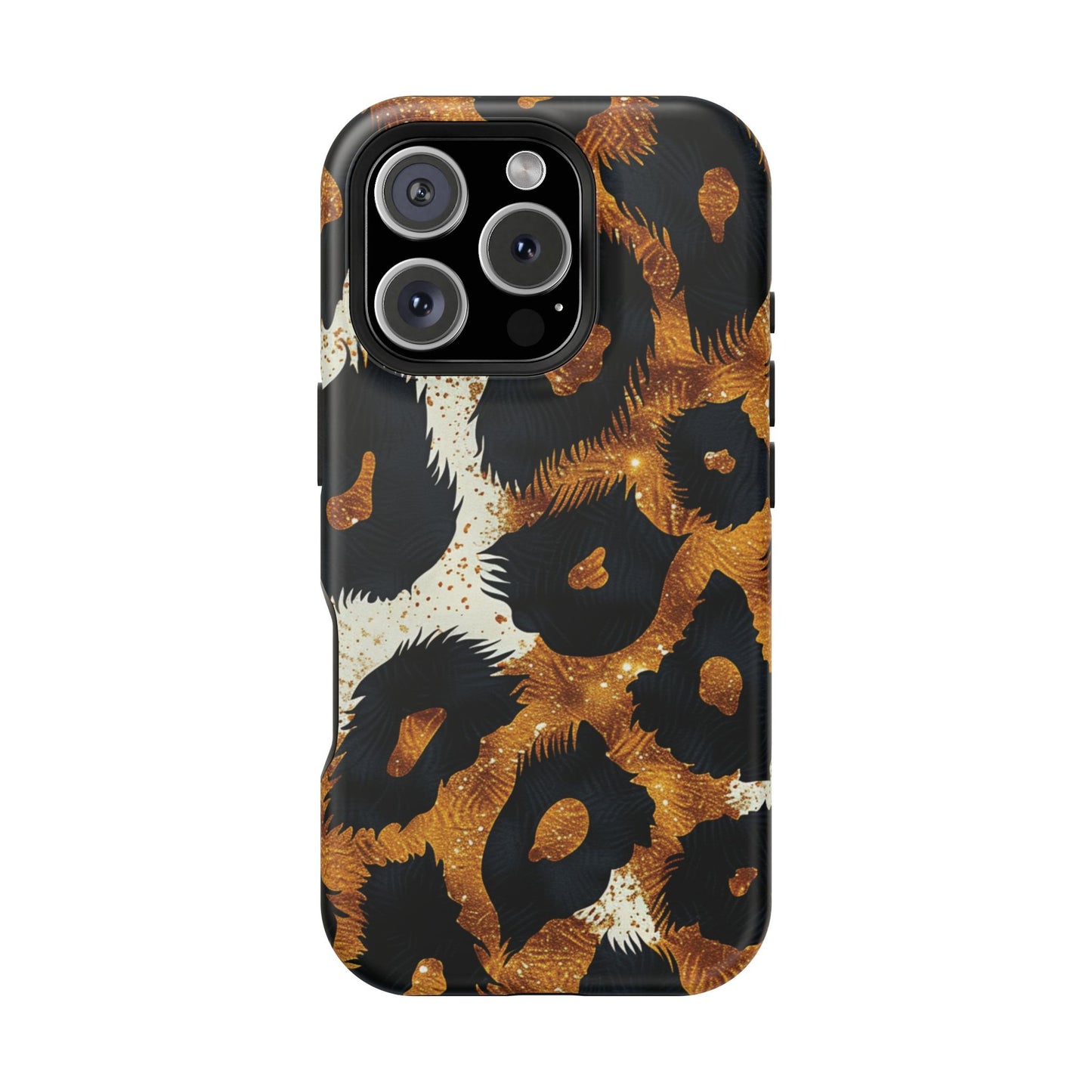 Safari Noir Gold Leopard iPhone Case