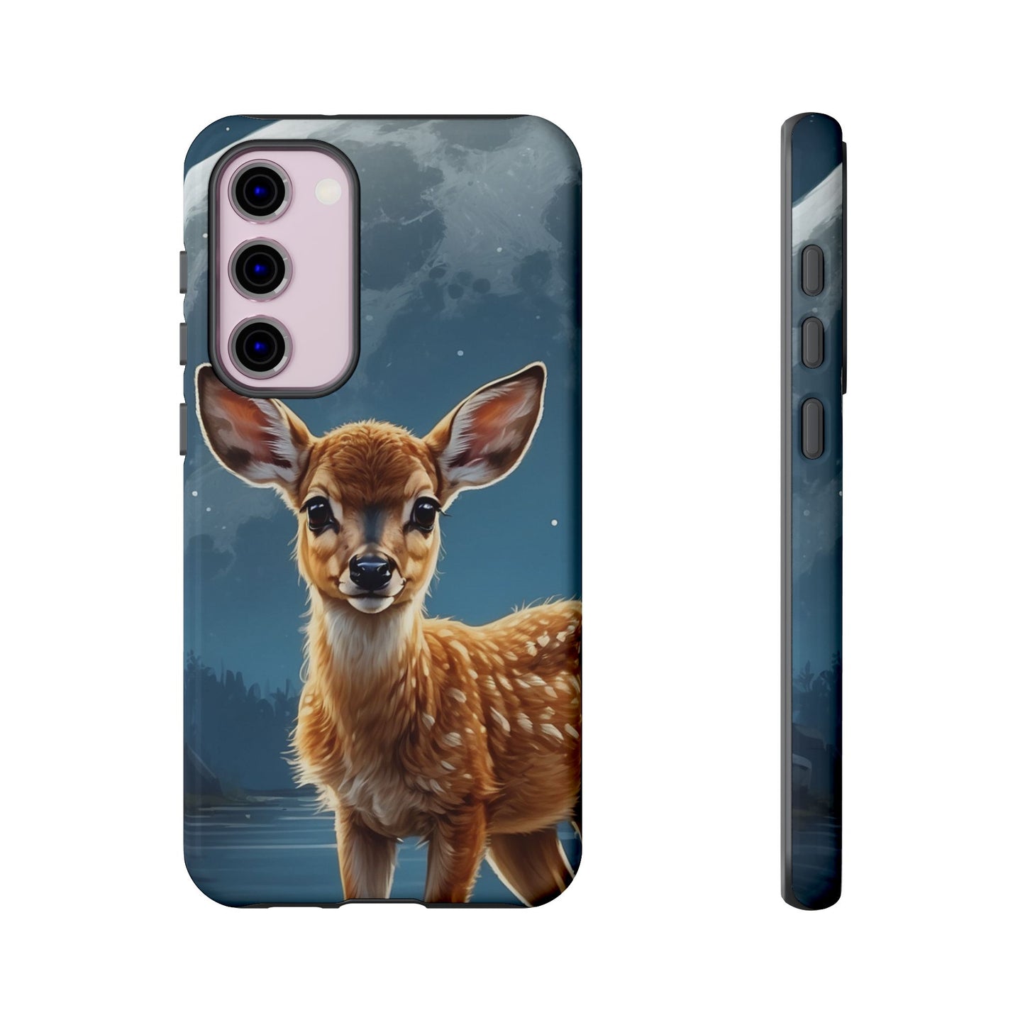 Samsung Galaxy Case – Enchanted Fawn Under the Moonlit Sky