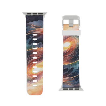 Ocean Sunrise Wave Apple Watch Band