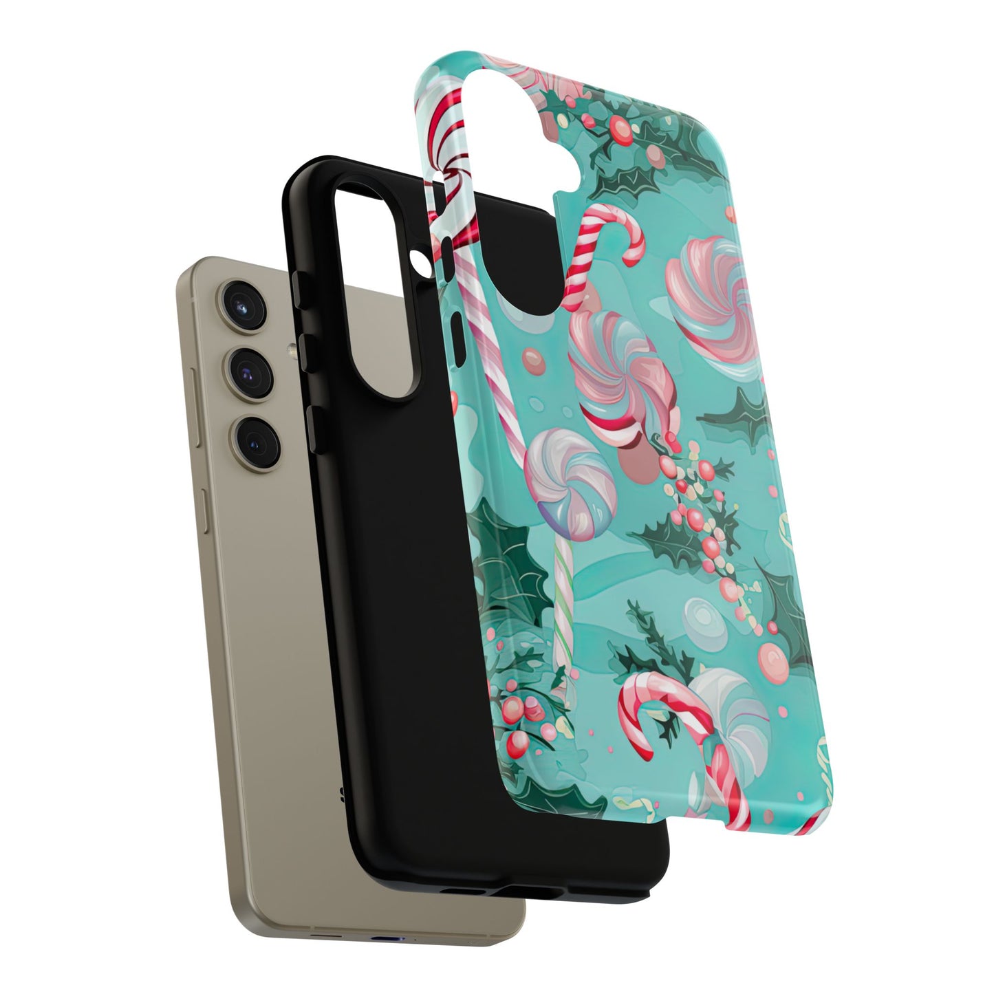 Candy Cane & Peppermint Holiday Delight – Samsung Galaxy Series Case