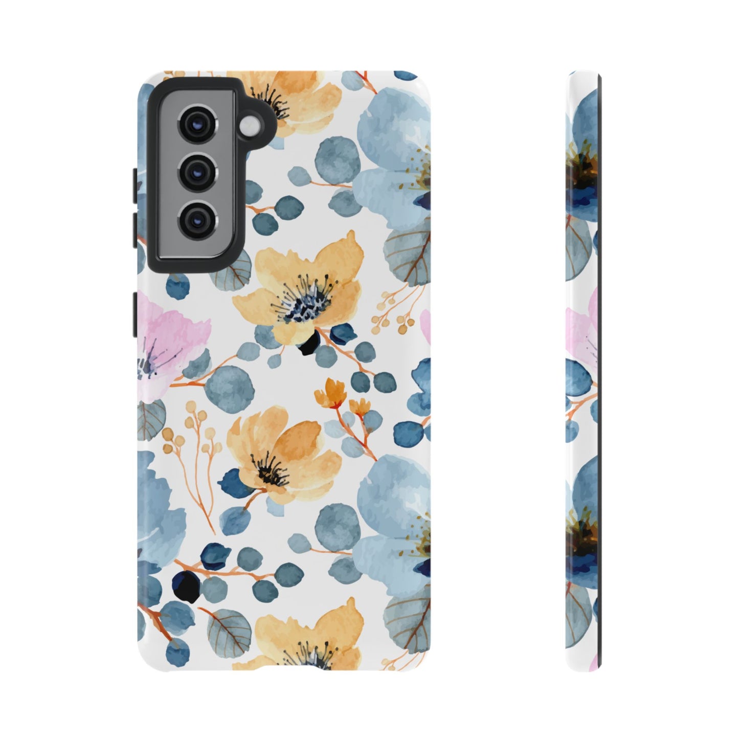 Spring Radiance – Samsung Galaxy Case with Bold Watercolor Florals