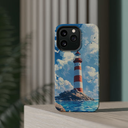 Iphone Case - Majestic Lighthouse Scene Design