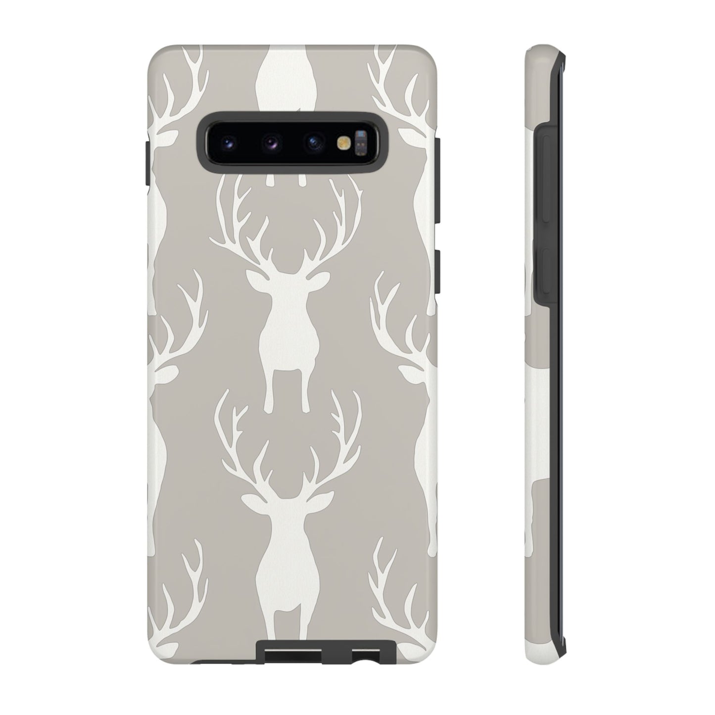 Minimalist Deer Silhouette Pattern – Samsung Galaxy Series Case