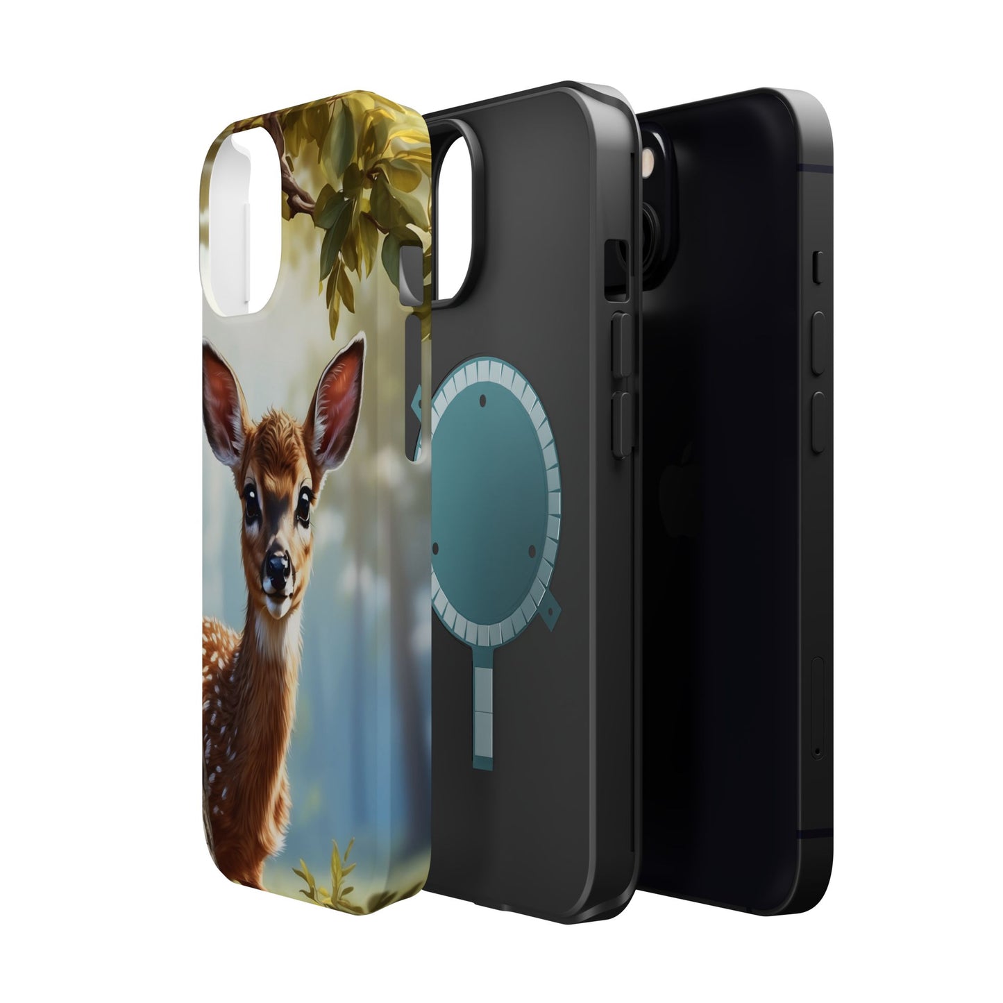 Whimsical Fawn in a Sunlit Forest MagSafe iPhone Case