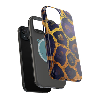 Regal Amethyst Leopard iPhone Case