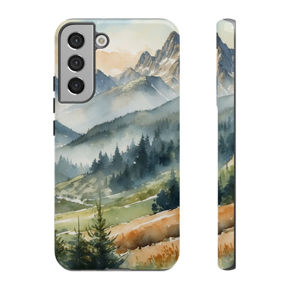 Serene Alpine Forest - Samsung Galaxy Case