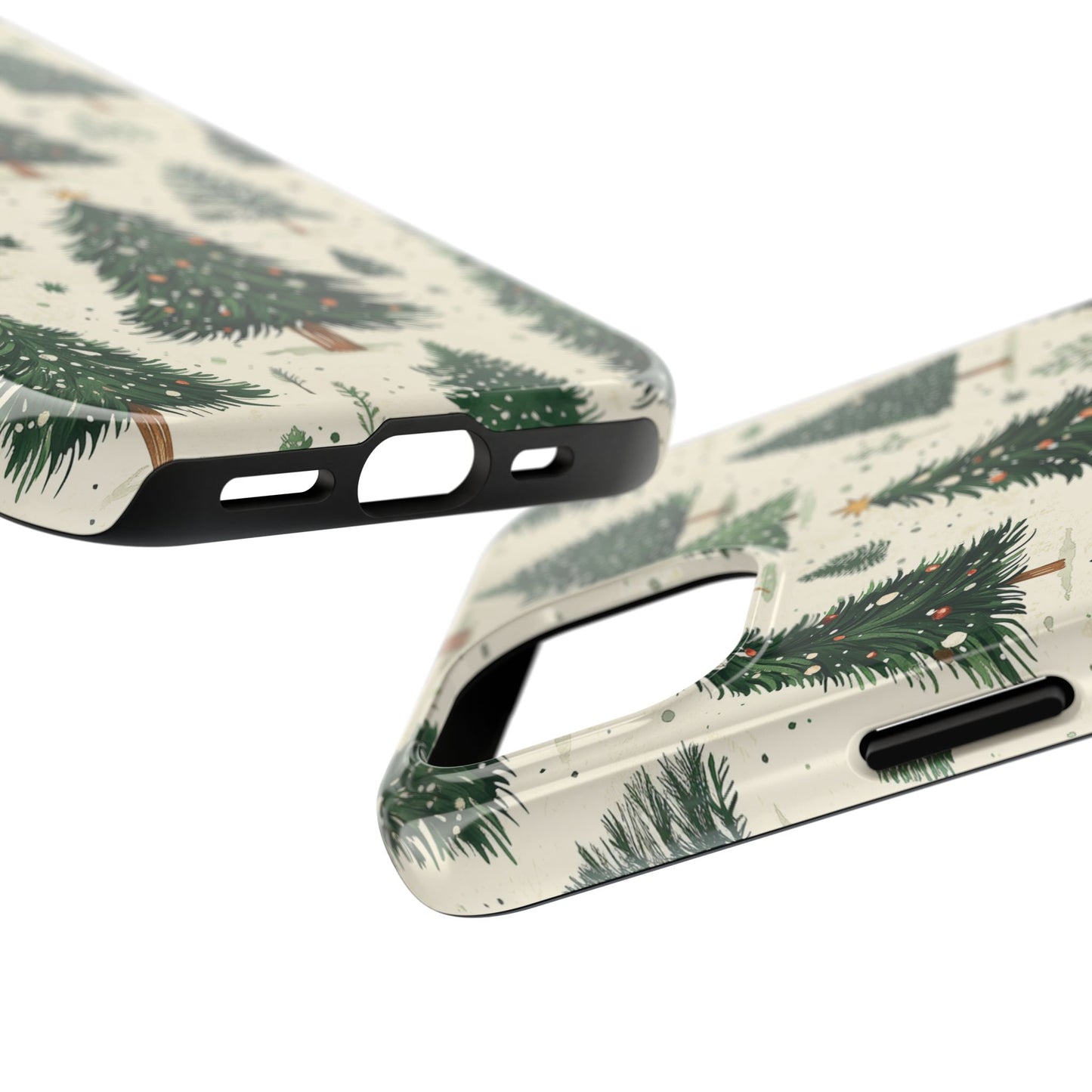 Festive Christmas Tree Forest Pattern – iPhone Series Case