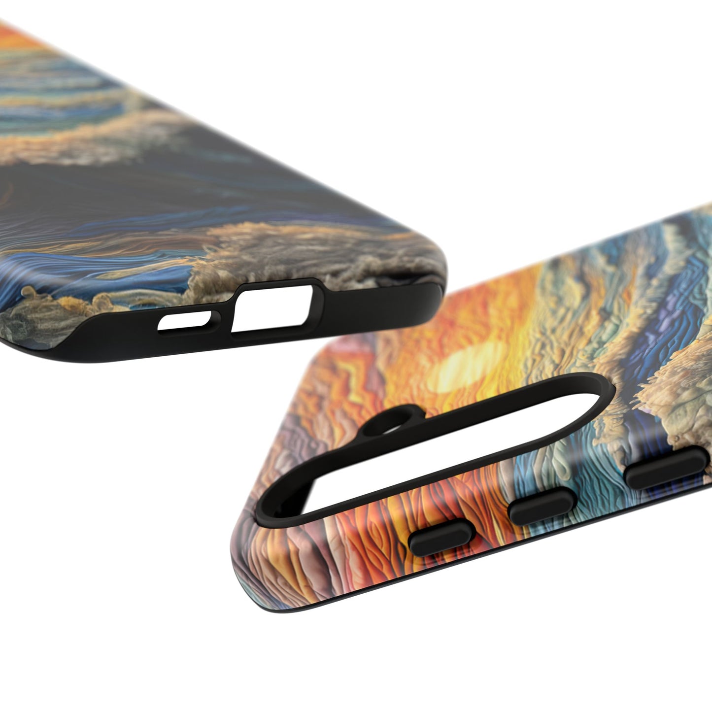 Textured Ocean Sunset Waves – Samsung Galaxy Series Case