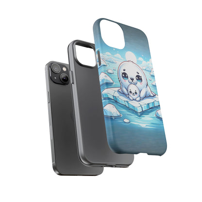 Arctic Embrace Seal iPhone Case